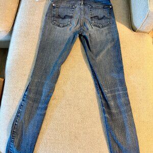 7 FOR ALL MANKIND JEANS - Skinny Jeans - Size 24